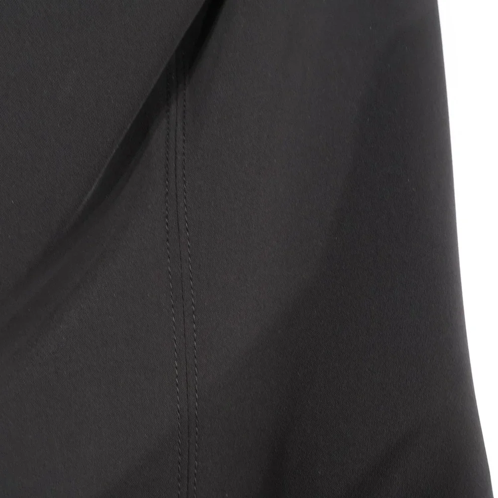 Lauren Ralph Lauren Off-Shoulder Gown Womens 8 Black Crepe Maxi Event $245 NWT